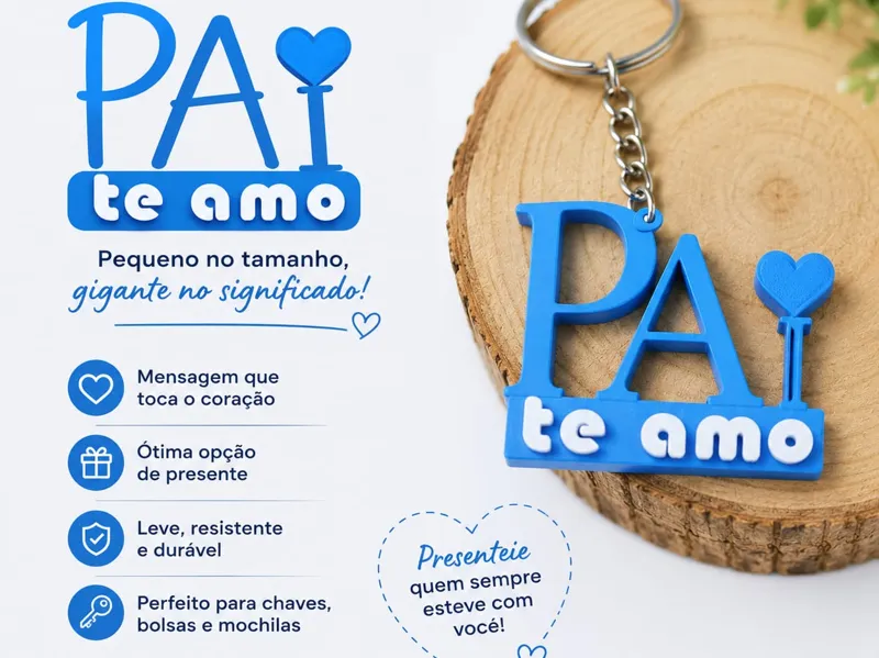 chaveiro de dia dos pais