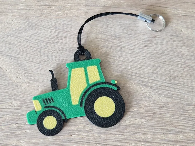 Tractor Keychain