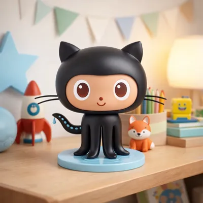 Octocat - Github pet - programing - Developers - Free 3D Print Model ...