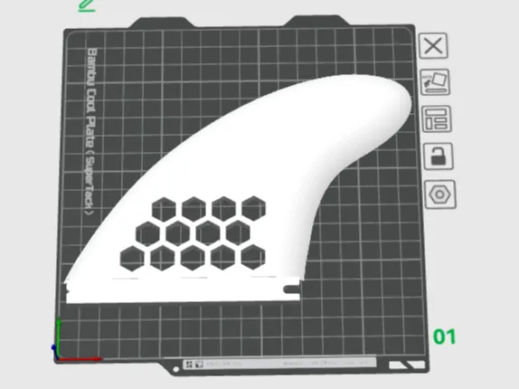 Surf Fin Left V2