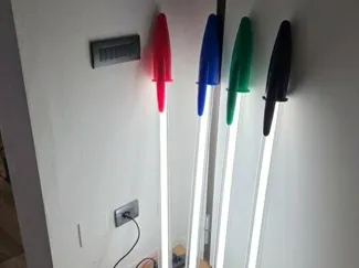 Ballpoint Pen Lamp - Bic cristal
