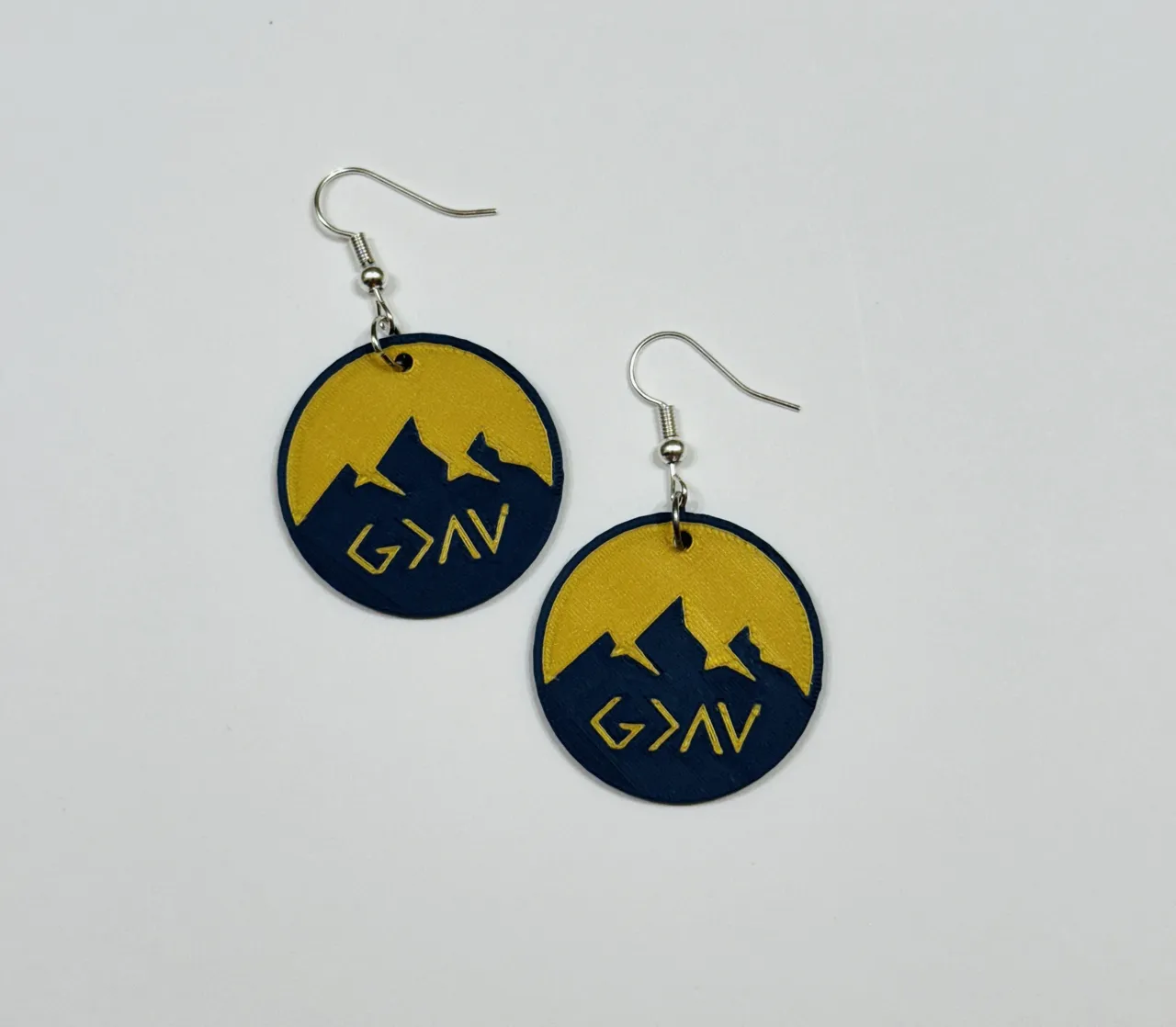 God is Greater Than the Highs and Lows earrings view 4