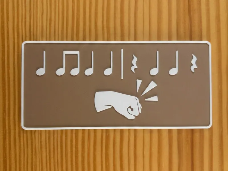 The "Secret" Rhythm Door Sign