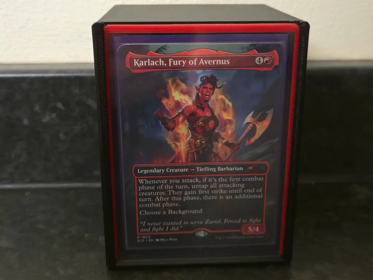 MTG EDH Commander Deck Box Toploader by JamieSTARx MakerWorld: Download ...