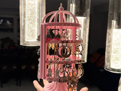 Bird Cage Jewlery Rack V2