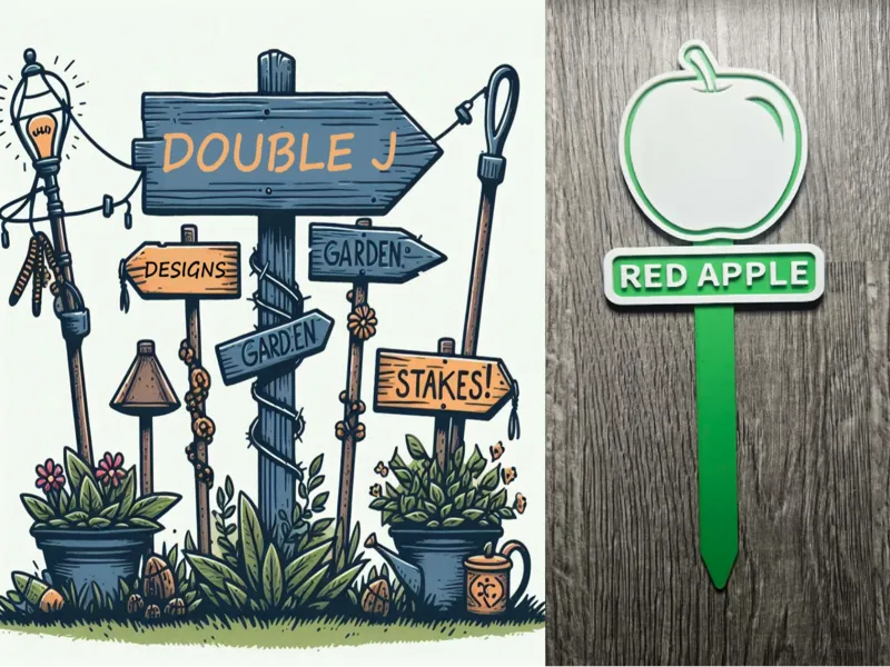 RED APPLE - Garden Stake