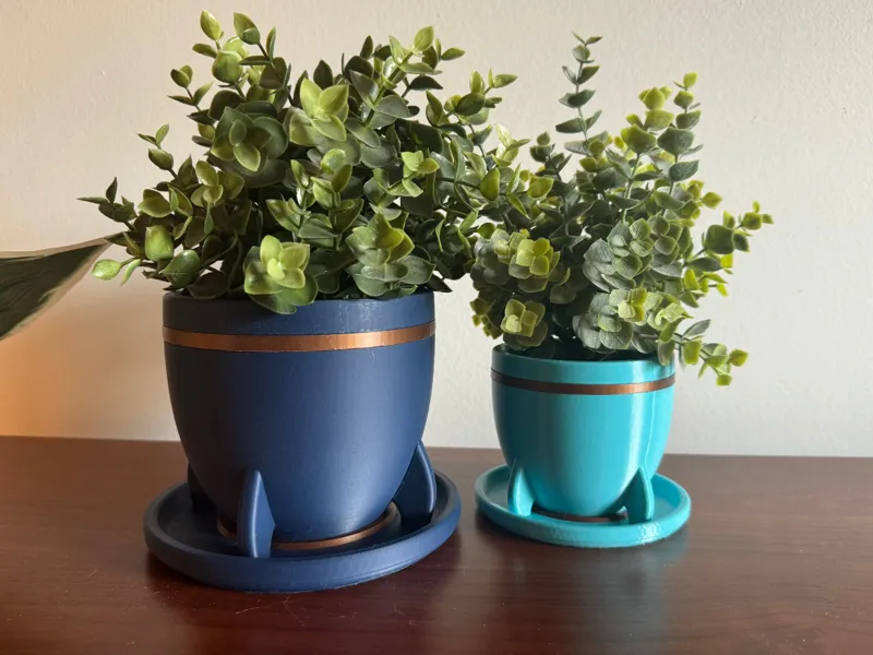 Mid Century Modern Rocket Planter