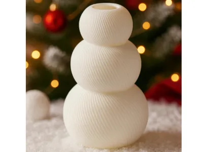 Snowman Vase