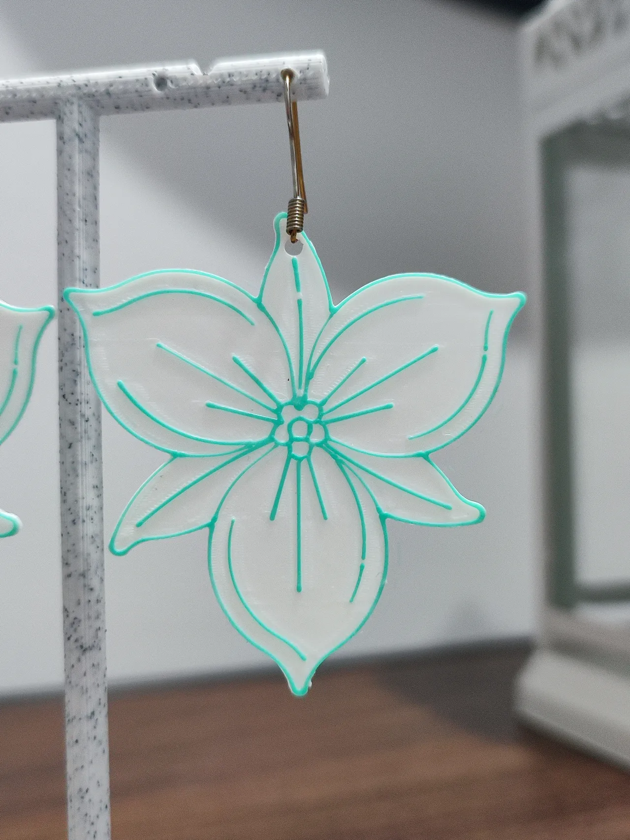 Aretes Geofloral Aqua view 4