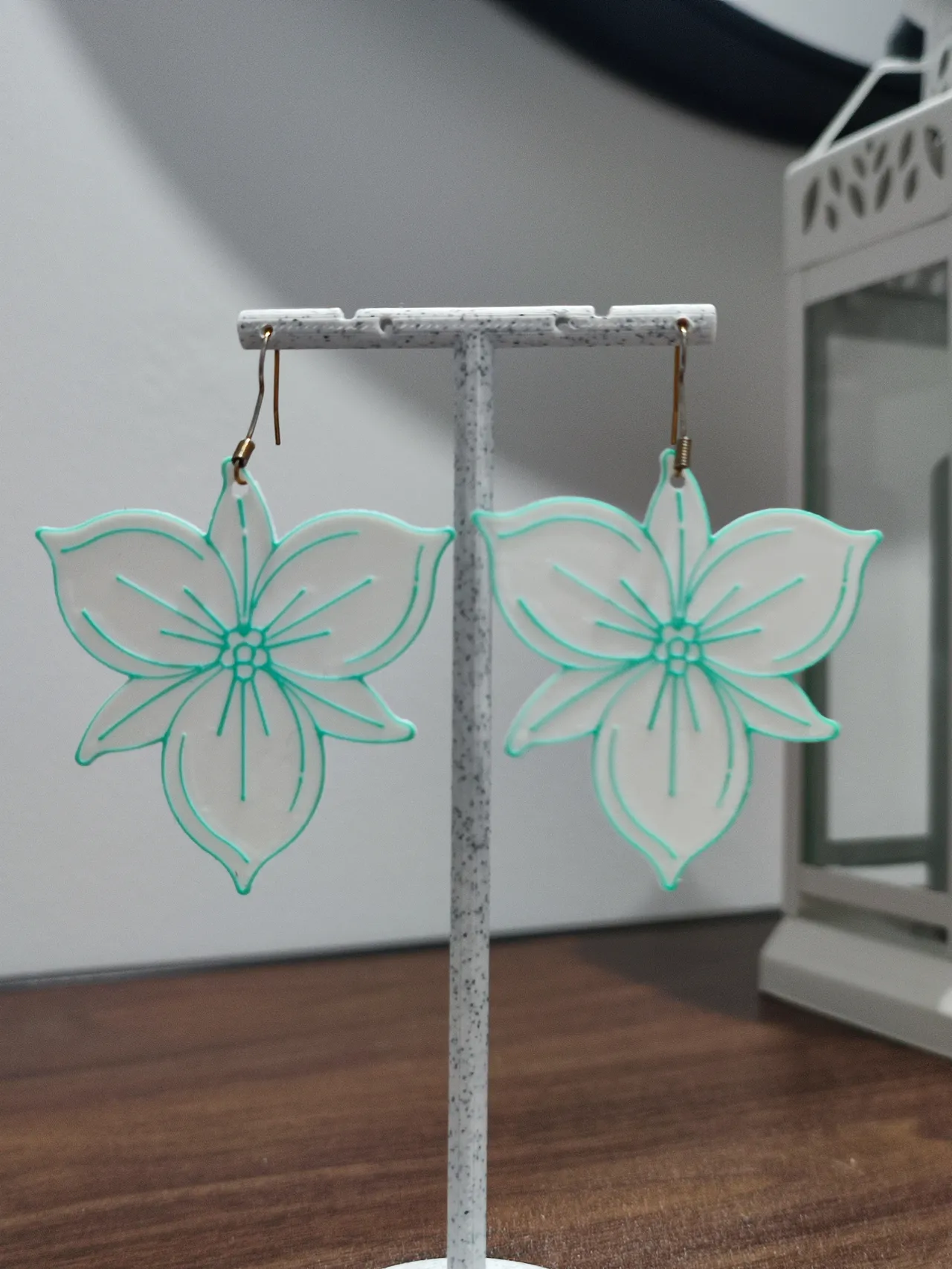 Aretes Geofloral Aqua view 3