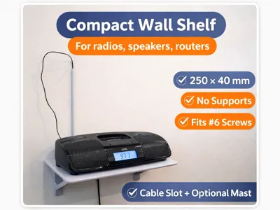 Small Speaker / Radio Wall Shelf