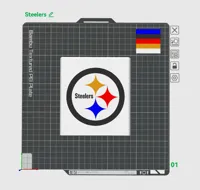 Steelers plate