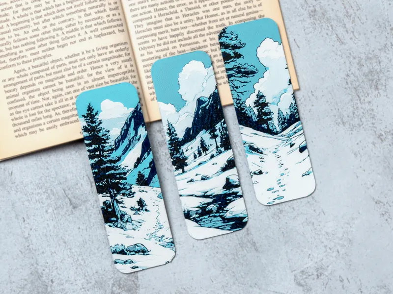 Winter Trails Bookmarks