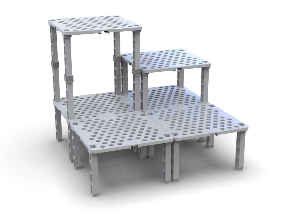Modular Bathroom Cabinet Shelf & Desk Organizer - Free 3D Print Model ...