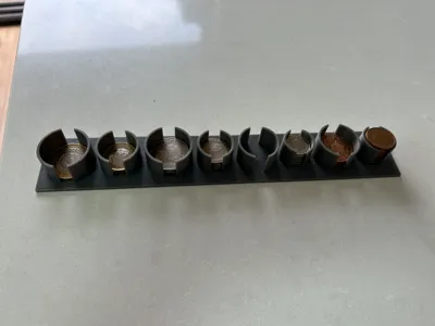 UK Coin Holder With coin value engraved at bottom