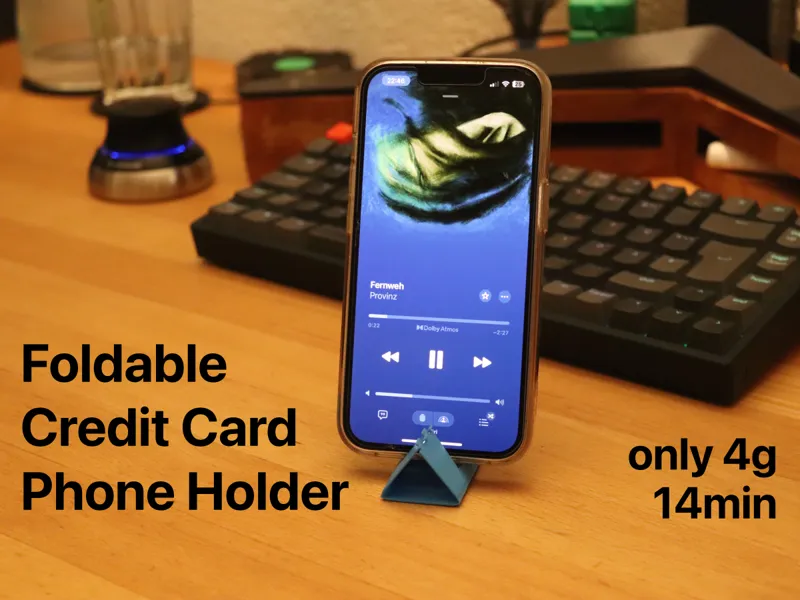 Foldable Credit Card Phone Holder