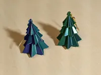 Boucles d'oreille sapin de Noël — photo 2