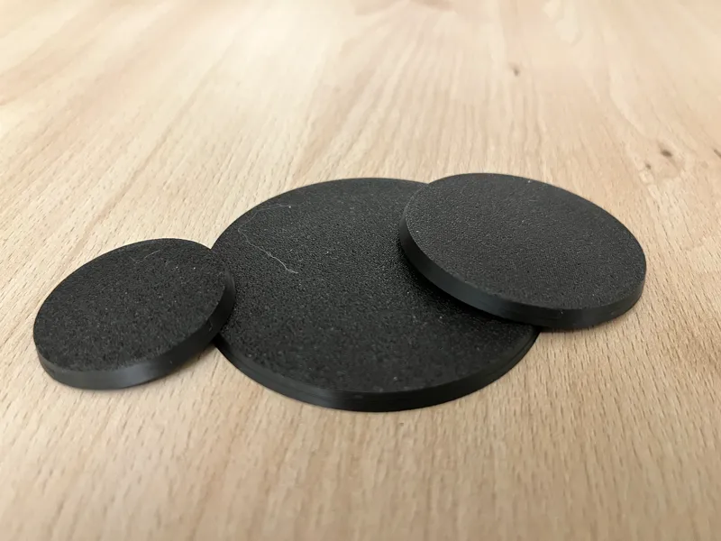 Tabletop miniature bases