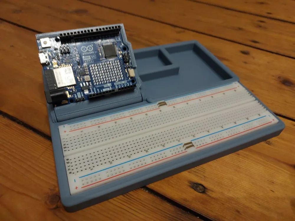 Adjustable Arduino UNO Breadboard Workstation by DJL 3Designs - MakerWorld