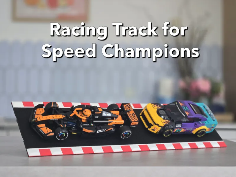 Racing Track display stand for Speed Champions