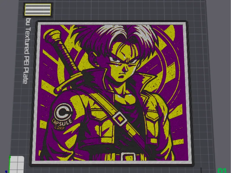 Future Trunks_HueForge_200x200mm