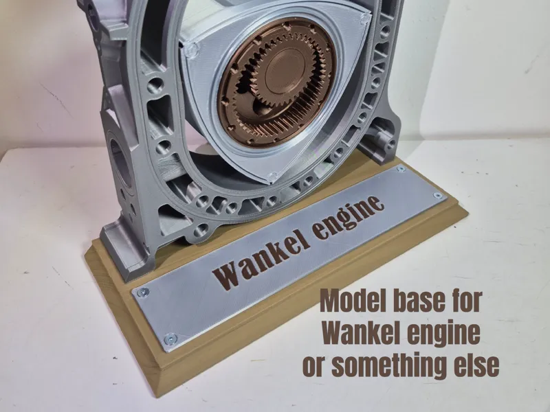 Modell base for Wankel engine or to someone else