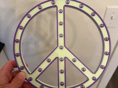 Peace Sign Decor
