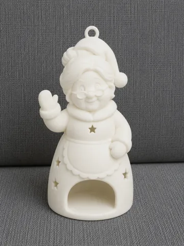 Figura decorativa: Weihnachtsfrau & Elch — vista de referencia 4