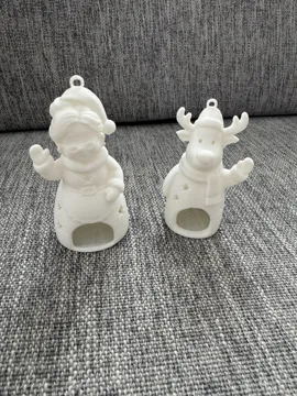 Figura decorativa: Weihnachtsfrau & Elch — vista de referencia 5