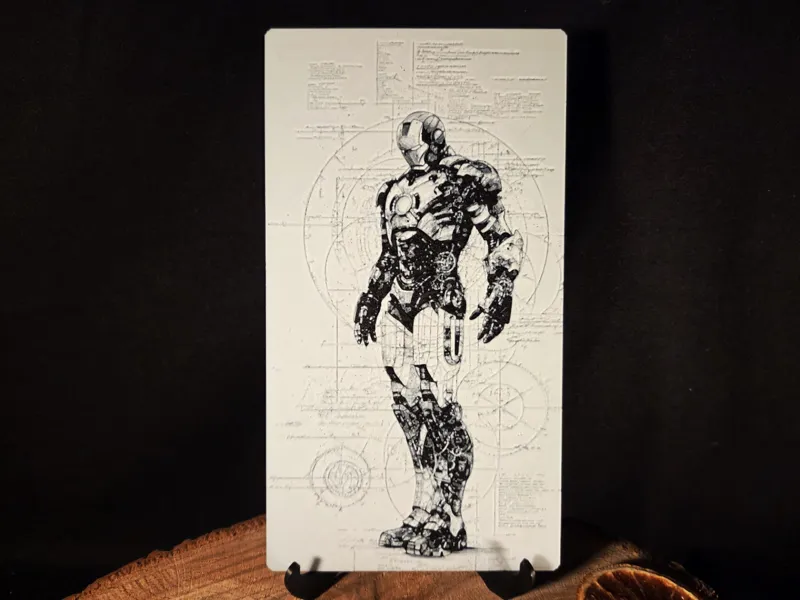 Ironman - Marvel inspired - hueforge 110x200mm