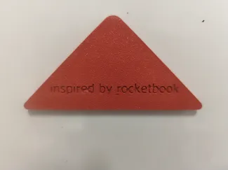 Rocketbook Red Triangle for whiteboard