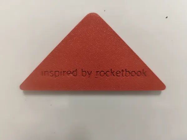 Triangle magnétique pour tableau blanc