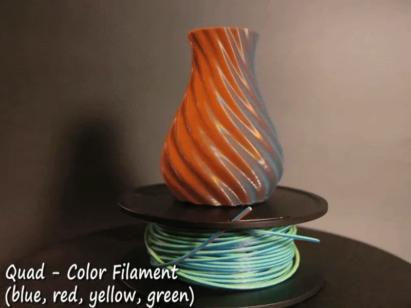 Multi Color Filament - 80g 4/3/2-Colors and Mixer view 4