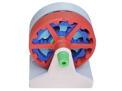 Split-Ring Dual Joined-Cycloids 105:1 gear train