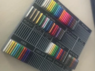 echantillon 2 modeles PLA PETG et PLA PETG ABS ASA