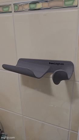 hair dryer holder