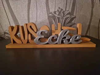 Kuschelecke Deko Schild