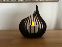 Photophore à côtes "Rib Tealight 2" — photo 2