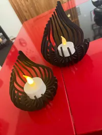 Photophore à côtes "Rib Tealight 2" — photo 4