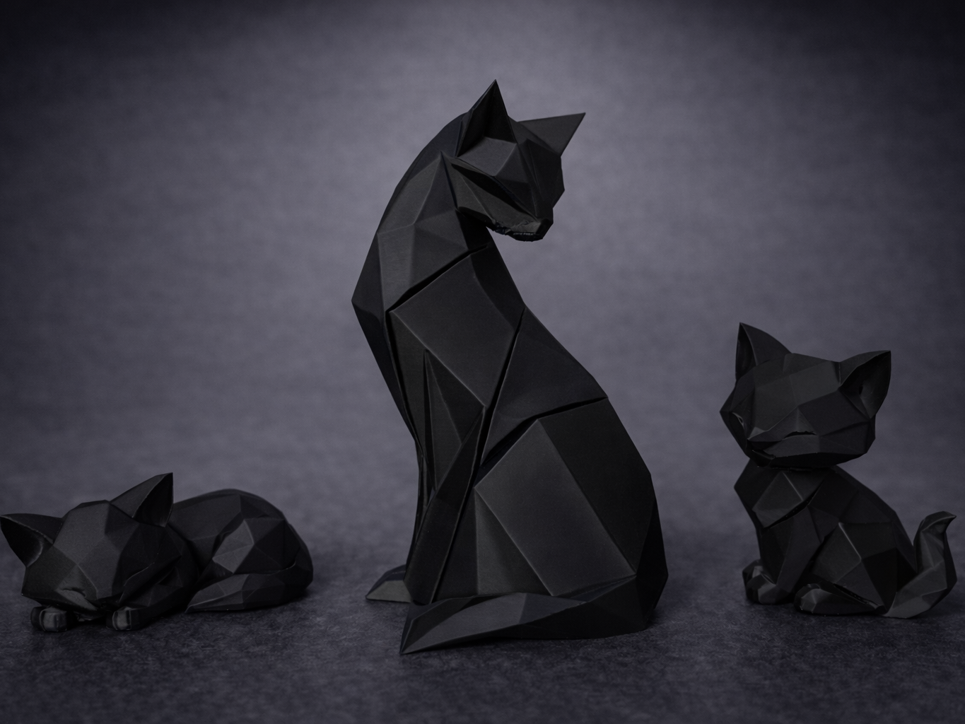 PolyCat Trio Decor