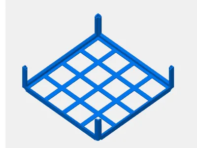 Stackable trays for Dungeon Tiles