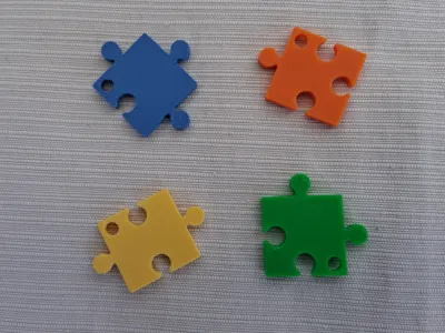 Puzzle Pieces - Keychain