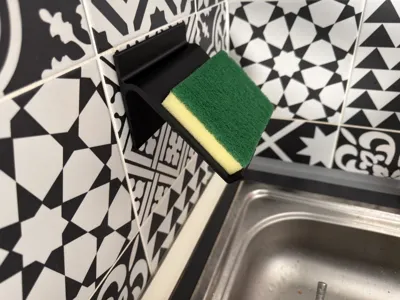 Sink sponge holder