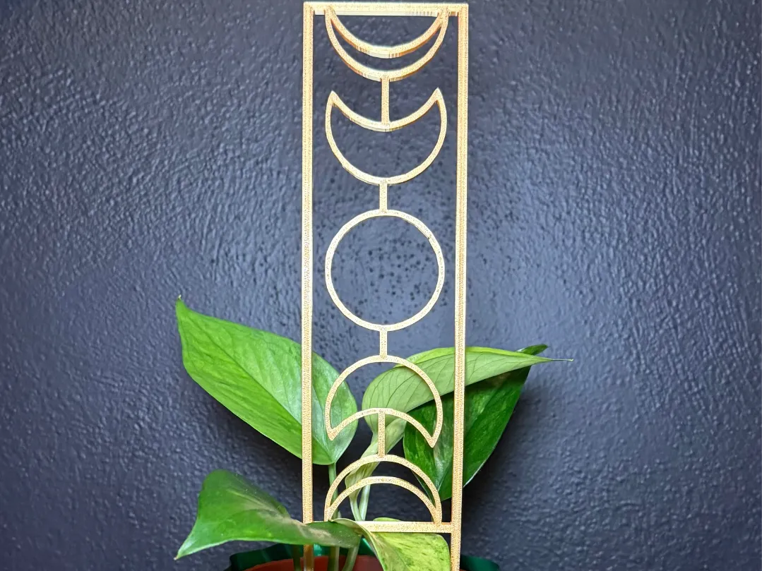 Tuteur pour plantes grimpantes - phases de la lune