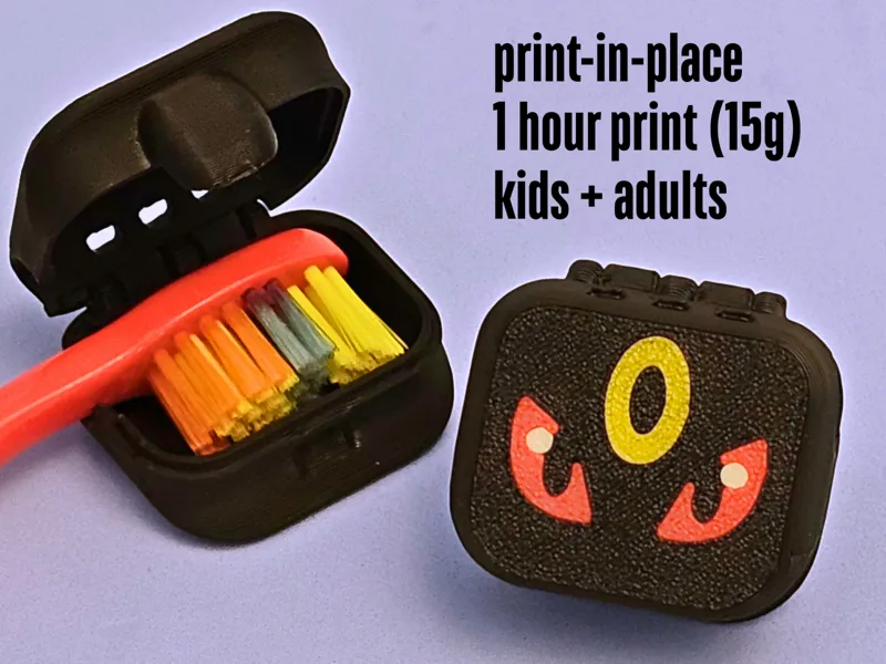 Pocket Monster Toothbrush Case – Umbreon Edition