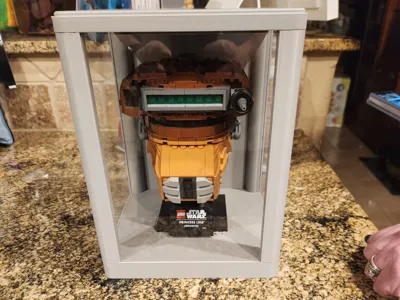 Display Case for Building Block Helmets