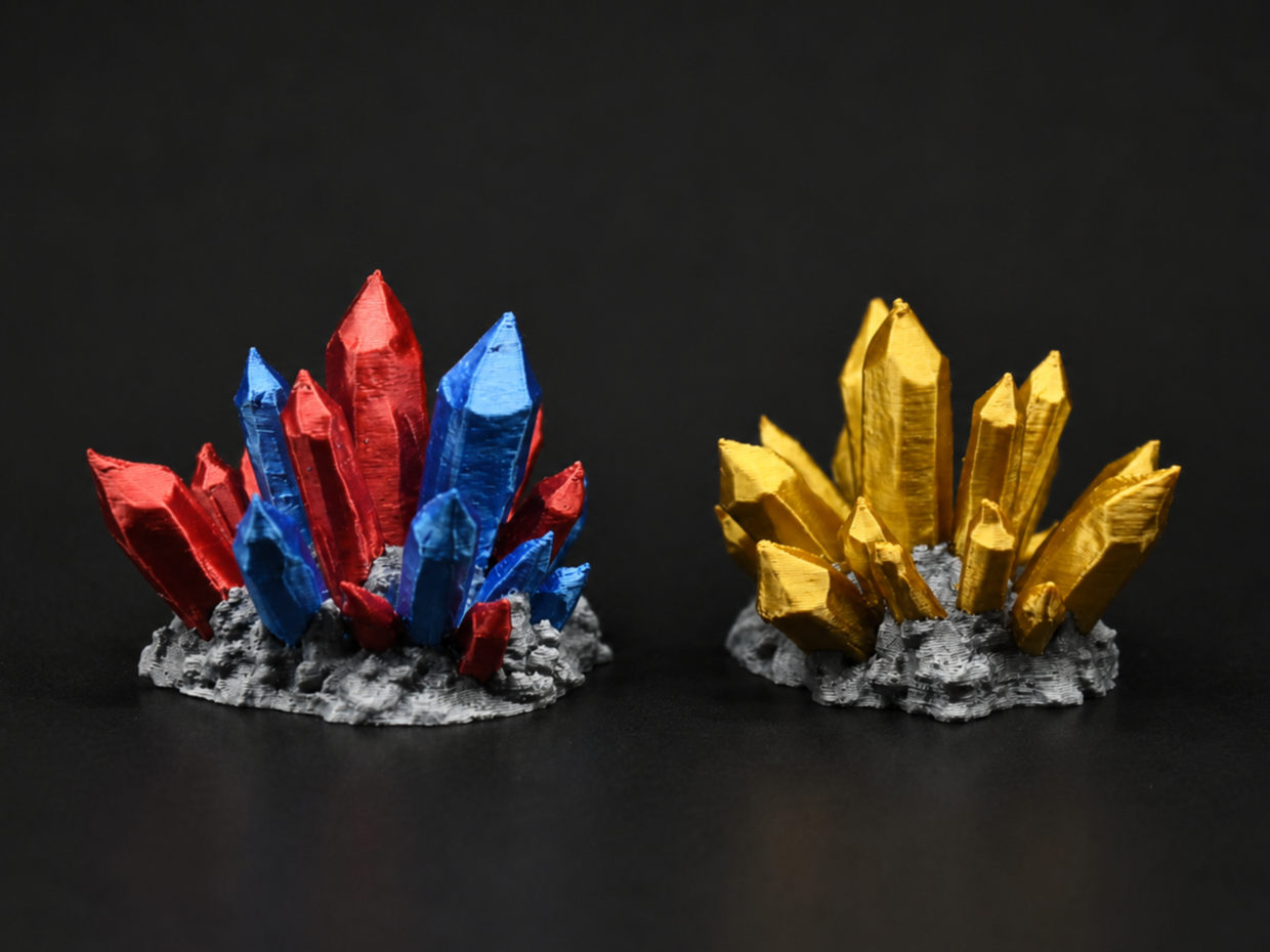 Small Crystal Cluster - DND Miniature Terrain
