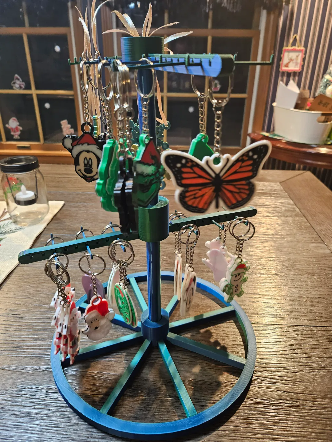 Configurable Jewelry or Keychain Display Stand - Free 3D Print Model ...