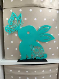 Décoration de Pâques lapin et papillon — photo 3