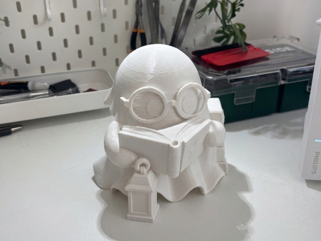 Cozy Reading Ghost | Cute Bookworm Spirit